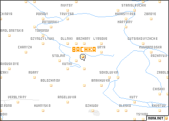 map of Bachka