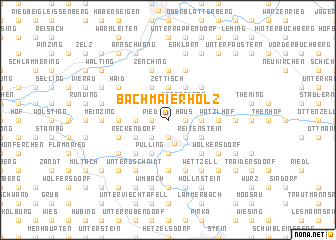 map of Bachmaierholz