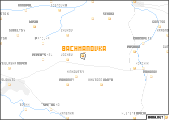 map of Bachmanovka