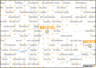 map of Bachtel