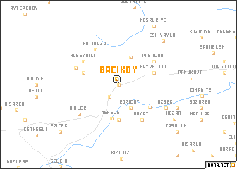 map of Bacıköy