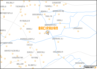 map of Bǝcirǝvan