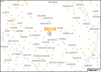 map of Bačka