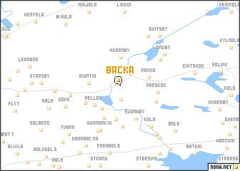 map of Backa