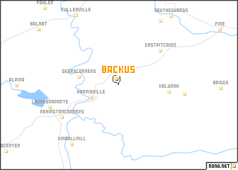 map of Backus