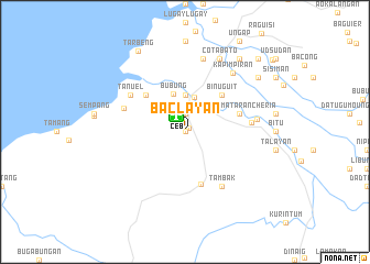 map of Baclayan