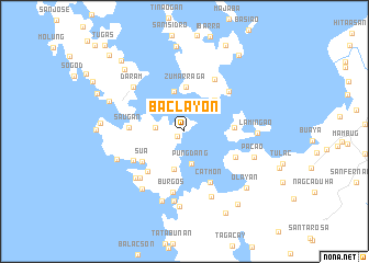 map of Baclayon