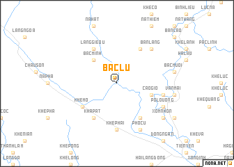 map of Bac Lu