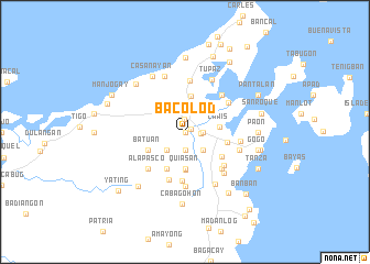 map of Bacolod