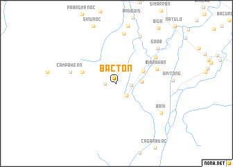 map of Bacton