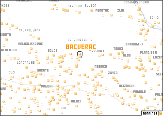 map of Bačverac