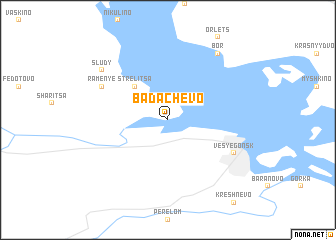 map of Badachëvo