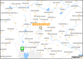 map of Badahāpur