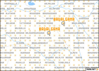 map of Badalgama