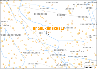 map of Bādal Khāskheli