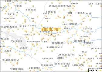 map of Bādalpur