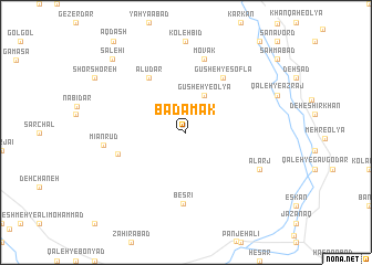 map of Bādāmak