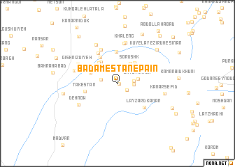 map of Bādāmestān-e Pā\