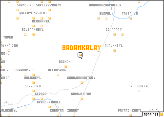 map of Bādām Kalay