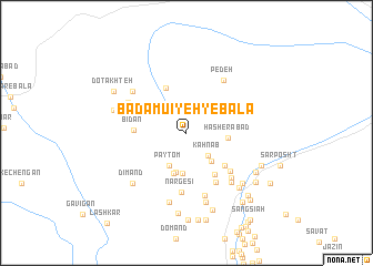 map of Bādāmū\