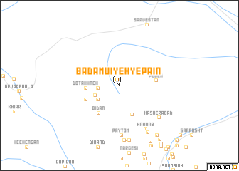 map of Bādāmū\