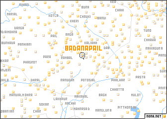 map of Bada na Pail