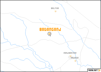 map of Badanganj