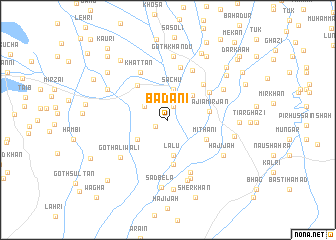 map of Badāni