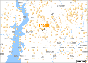 map of Badan
