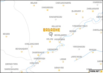 map of Badaohe