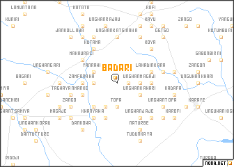 map of Badari