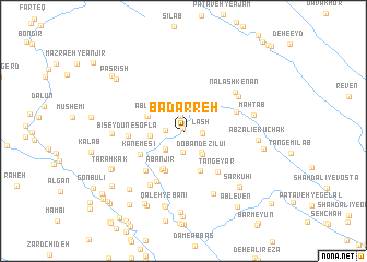 map of Bādarreh