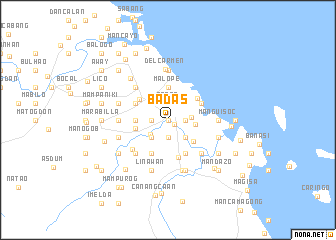 map of Badas