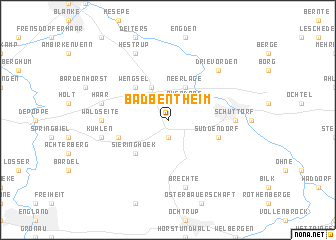 map of Bad Bentheim