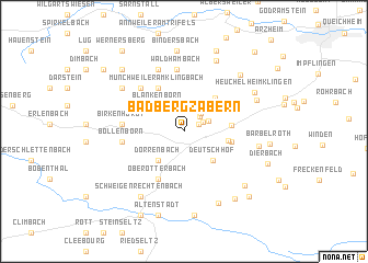 map of Bad Bergzabern