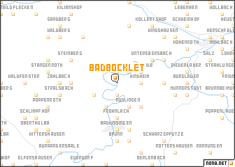 map of Bad Bocklet