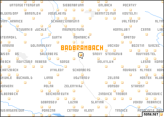 map of Bad Brambach