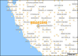 map of Baddegama