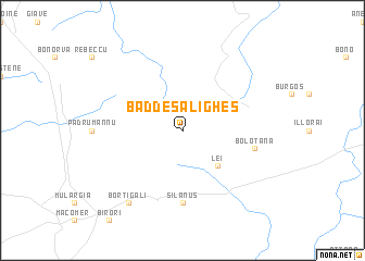 map of Badde Salighes