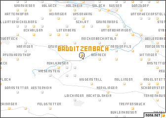 map of Bad Ditzenbach