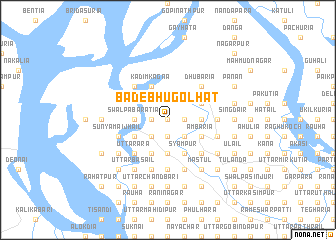 map of Bāde Bhugolhāt