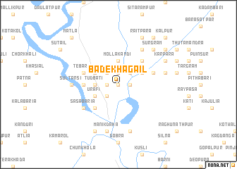 map of Bade Khāgāil