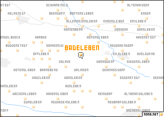 map of Badeleben