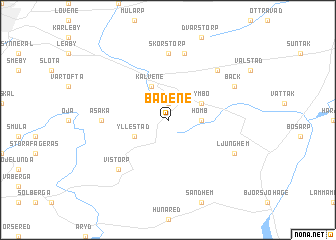 map of Badene