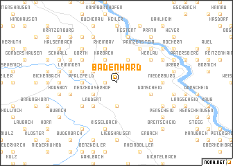 map of Badenhard