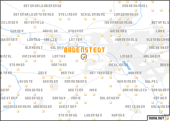 map of Badenstedt