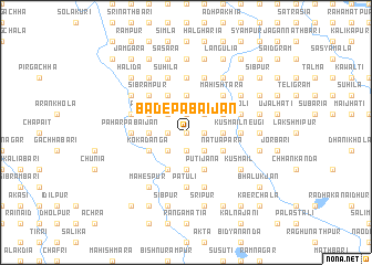 map of Bāde Pābaijān