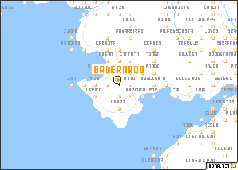 map of Badernado