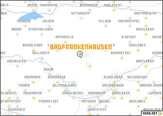 map of Bad Frankenhausen