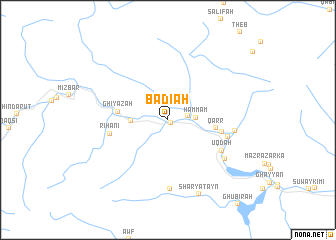 map of Badī‘ah